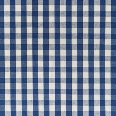 BRUNSCHWIG & FILS BR-89149.50.0 CARSTEN CHECK NAVY Fabric - Eade's Wallpaper