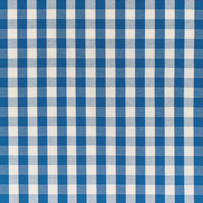 BRUNSCHWIG & FILS BR-89149.5.0 CARSTEN CHECK BLUE Fabric - Eade's Wallpaper