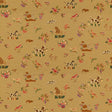 BRUNSCHWIG & FILS BR-89477.075.0 ANIMALITOS WOVEN TAPESTRY CAMEL Fabric - Eade's Wallpaper