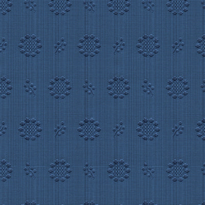 BRUNSCHWIG & FILS BR-89489.276.0 CHANDLER FIGURED WOVEN ROYAL BLUE Fabric - Eade's Wallpaper