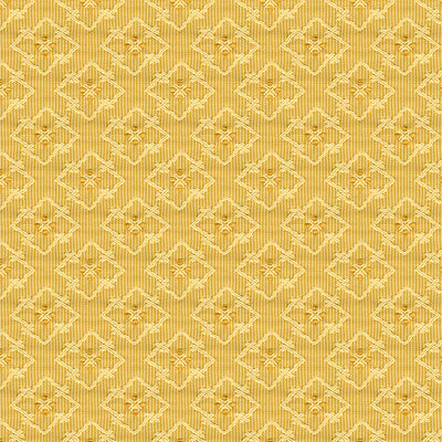 BRUNSCHWIG & FILS BR-89709.334.0 CREEK FIGURED WOVEN GOLD Fabric - Eade's Wallpaper