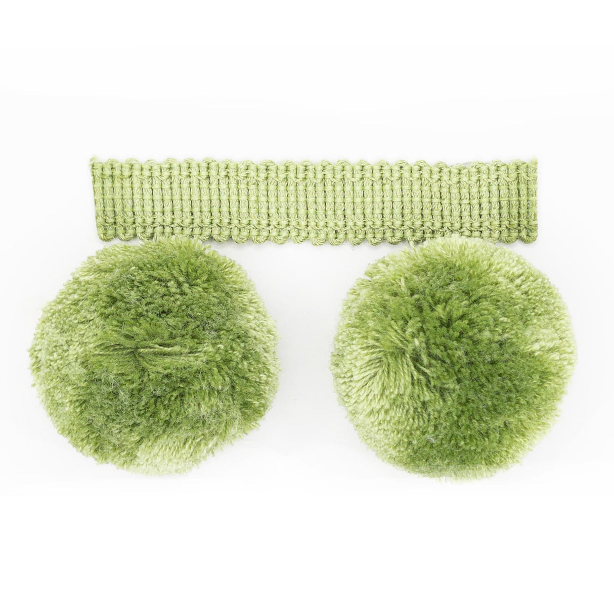 STOUT BUBB-1 BUBBLE TASSEL FRINGE 1 GRASS Fabric - Eades Wallpaper & Fabric