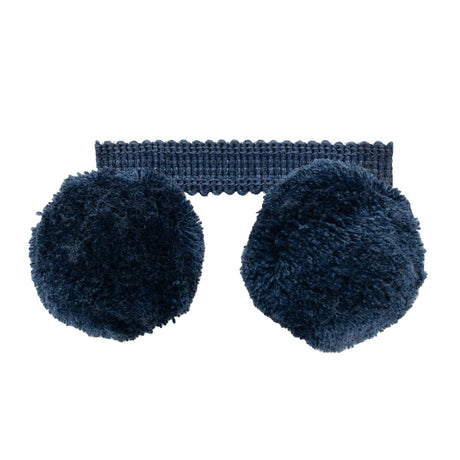 STOUT BUBB-2 BUBBLE TASSEL FRINGE 2 NAVY Fabric - Eades Wallpaper & Fabric