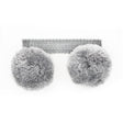 STOUT BUBB-4 BUBBLE TASSEL FRINGE 4 SLATE Fabric - Eades Wallpaper & Fabric