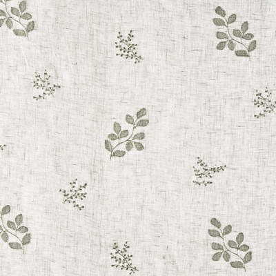 G P & J BAKER BV10351.1.0 HEATH SPRIG IVORY Fabric - Eade's Wallpaper