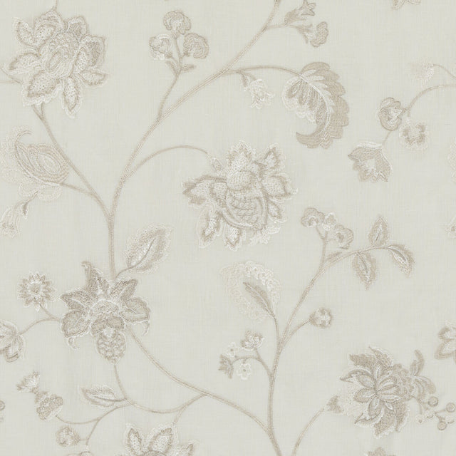G P & J BAKER BV10953.104.0 ISABELLA SHEER IVORY Fabric - Eade's Wallpaper