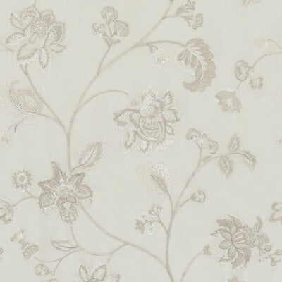 G P & J BAKER BV10953.104.0 ISABELLA SHEER IVORY Fabric - Eade's Wallpaper