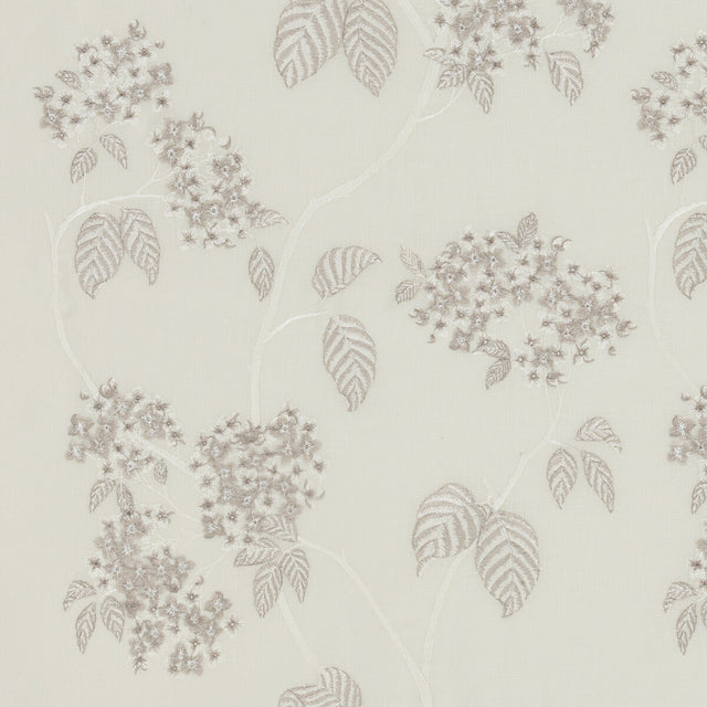 G P & J BAKER BV10954.104.0 HYDRANGEA SHEER IVORY Fabric - Eade's Wallpaper