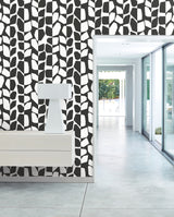 York BW3893 Primitive Vines Black & White Wallpaper