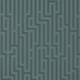 G P & J BAKER BW45007.9.0 FRETWORK INDIGO/TEAL Wallpaper - Eade's Wallpaper