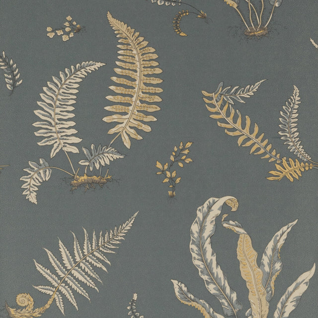 G P & J BAKER BW45044.6.0 FERNS CHARCOAL/BRONZE Wallpaper - Eade's Wallpaper