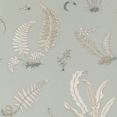 G P & J BAKER BW45044.7.0 FERNS SOFT BLUE Wallpaper - Eade's Wallpaper