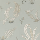 G P & J BAKER BW45044.7.0 FERNS SOFT BLUE Wallpaper - Eade's Wallpaper