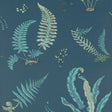 G P & J BAKER BW45044.9.0 FERNS INDIGO/TEAL Wallpaper - Eade's Wallpaper