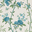 G P & J BAKER BW45066.5.0 PEONY & BLOSSOM INDIGO/TEAL Wallpaper - Eade's Wallpaper