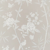 G P & J BAKER BW45066.7.0 PEONY & BLOSSOM SOFT GREY Wallpaper - Eade's Wallpaper