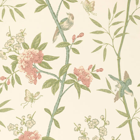 G P & J BAKER BW45066.8.0 PEONY & BLOSSOM VINTAGE Wallpaper - Eade's Wallpaper