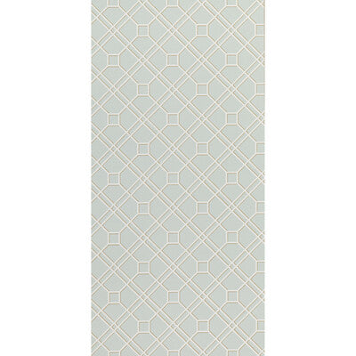 G P & J BAKER BW45071.11.0 LANGDALE TRELLIS SOFT AQUA Wallpaper - Eade's Wallpaper