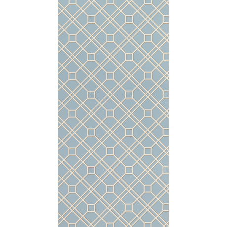 G P & J BAKER BW45071.9.0 LANGDALE TRELLIS SOFT BLUE Wallpaper - Eade's Wallpaper