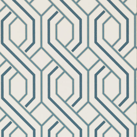 G P & J BAKER BW45081.2.0 PARTERRE INDIGO Wallpaper - Eade's Wallpaper