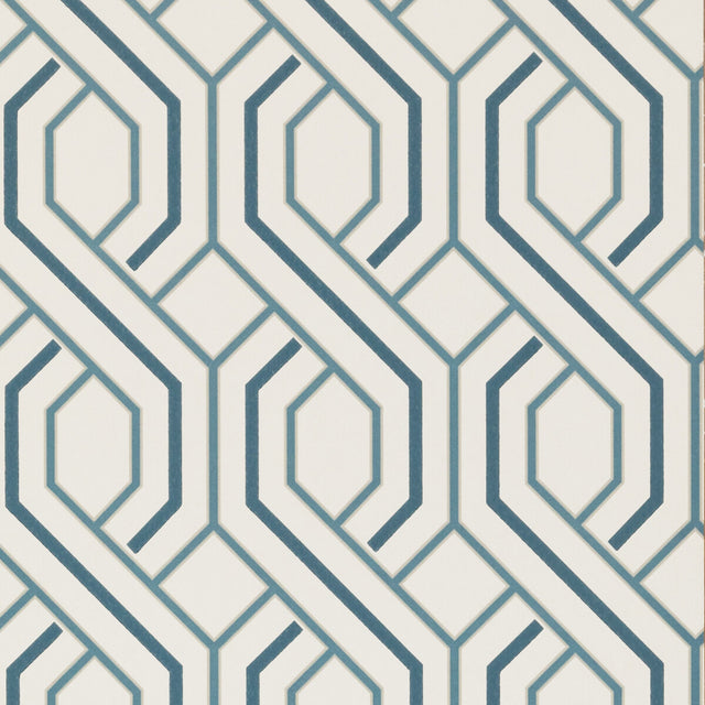 G P & J BAKER BW45081.2.0 PARTERRE INDIGO Wallpaper - Eade's Wallpaper