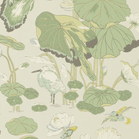 G P & J BAKER BW45083.4.0 NYMPHEUS BOTANICAL Wallpaper - Eade's Wallpaper