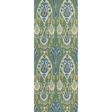 G P & J BAKER BW45090.3.0 IKAT BOKHARA EMERALD Wallpaper - Eade's Wallpaper