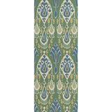 G P & J BAKER BW45090.3.0 IKAT BOKHARA EMERALD Wallpaper - Eade's Wallpaper