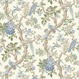 G P & J BAKER BW45094.1.0 ELTHAM BLUE Wallpaper - Eade's Wallpaper