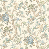 G P & J BAKER BW45094.4.0 ELTHAM AQUA Wallpaper - Eade's Wallpaper