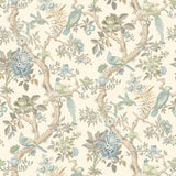 G P & J BAKER BW45094.4.0 ELTHAM AQUA Wallpaper - Eade's Wallpaper