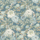 G P & J BAKER BW45095.5.0 SUMMER PEONY DENIM Wallpaper - Eade's Wallpaper