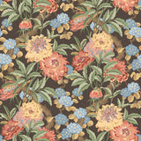 G P & J BAKER BW45095.8.0 SUMMER PEONY CHARCOAL/JEWEL Wallpaper - Eade's Wallpaper