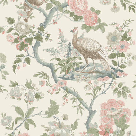 G P & J BAKER BW45096.2.0 BROUGHTON ROSE BLUSH Wallpaper - Eade's Wallpaper
