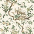 G P & J BAKER BW45096.3.0 BROUGHTON ROSE GREEN Wallpaper - Eade's Wallpaper