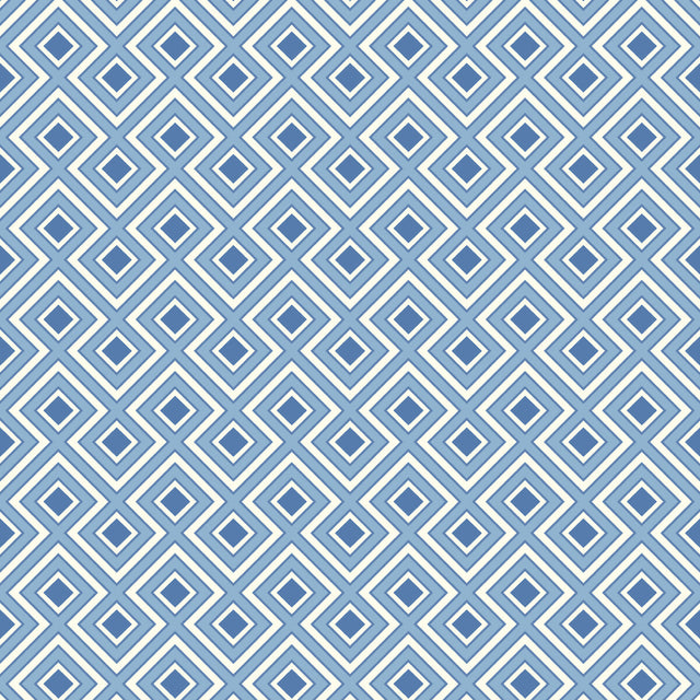 G P & J BAKER BW45098.1.0 LA FIORENTINA SMALL BLUE Wallpaper - Eade's Wallpaper