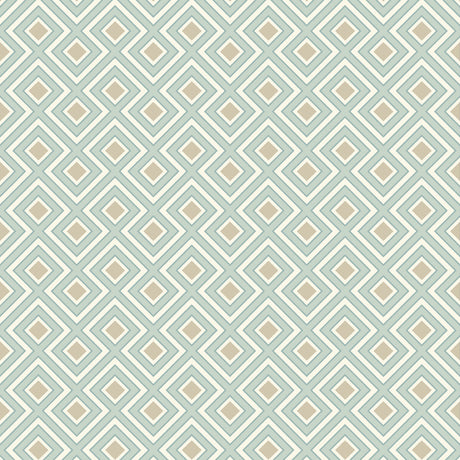 G P & J BAKER BW45098.4.0 LA FIORENTINA SMALL AQUA Wallpaper - Eade's Wallpaper