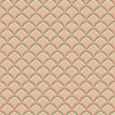 G P & J BAKER BW45099.2.0 MOUNT TEMPLE SMALL BLUSH/GREEN Wallpaper - Eade's Wallpaper