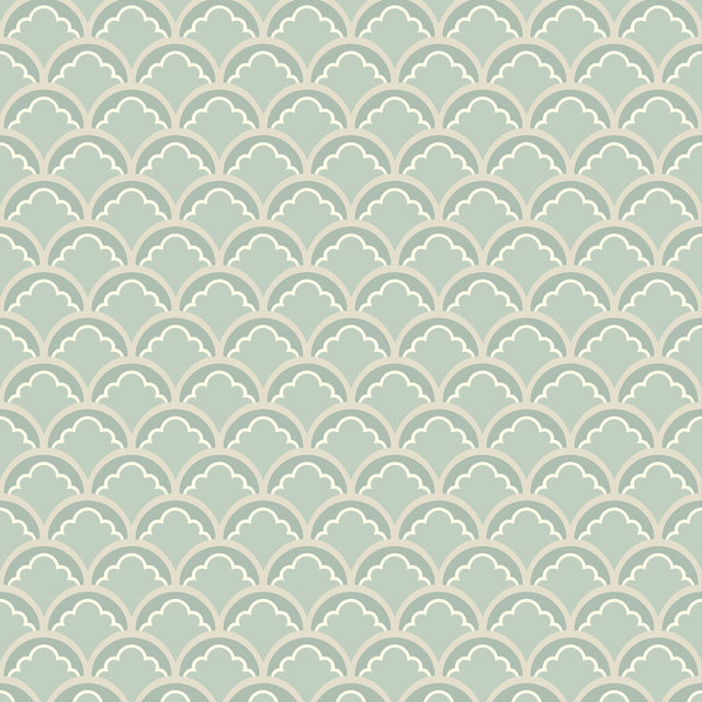 G P & J BAKER BW45099.4.0 MOUNT TEMPLE SMALL AQUA Wallpaper - Eade's Wallpaper
