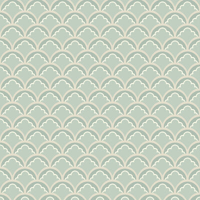 G P & J BAKER BW45099.4.0 MOUNT TEMPLE SMALL AQUA Wallpaper - Eade's Wallpaper