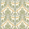 G P & J BAKER BW45100.3.0 BIRDS & CHERRIES AQUA Wallpaper - Eade's Wallpaper