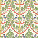 G P & J BAKER BW45100.4.0 BIRDS & CHERRIES MULTI Wallpaper - Eade's Wallpaper