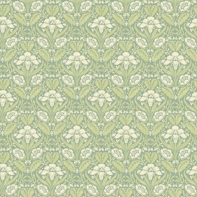 G P & J BAKER BW45101.3.0 IRIS MEADOW AQUA/GREEN Wallpaper - Eade's Wallpaper