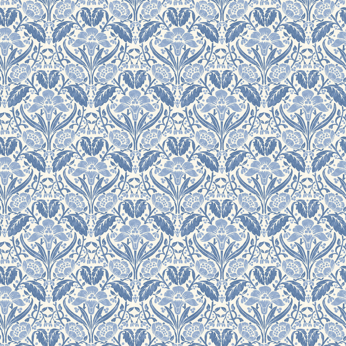 G P & J BAKER BW45101.5.0 IRIS MEADOW BLUE Wallpaper - Eade's Wallpaper