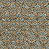 G P & J BAKER BW45101.6.0 IRIS MEADOW AQUA/OCHRE Wallpaper - Eade's Wallpaper