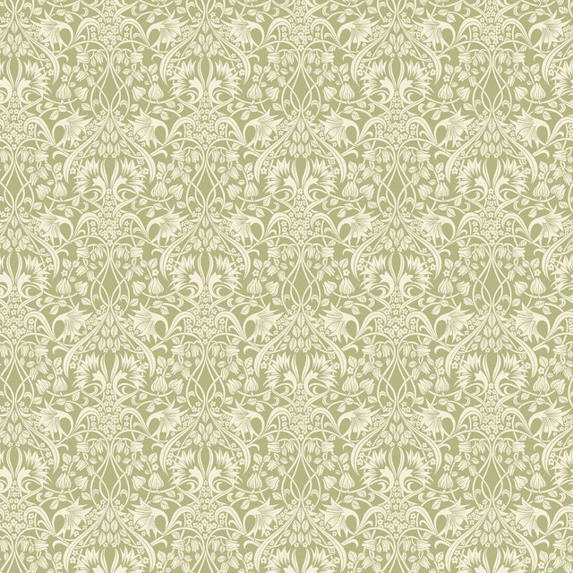 G P & J BAKER BW45102.1.0 FRITILLERIE GREEN Wallpaper - Eade's Wallpaper