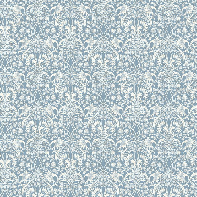 G P & J BAKER BW45102.2.0 FRITILLERIE BLUE Wallpaper - Eade's Wallpaper