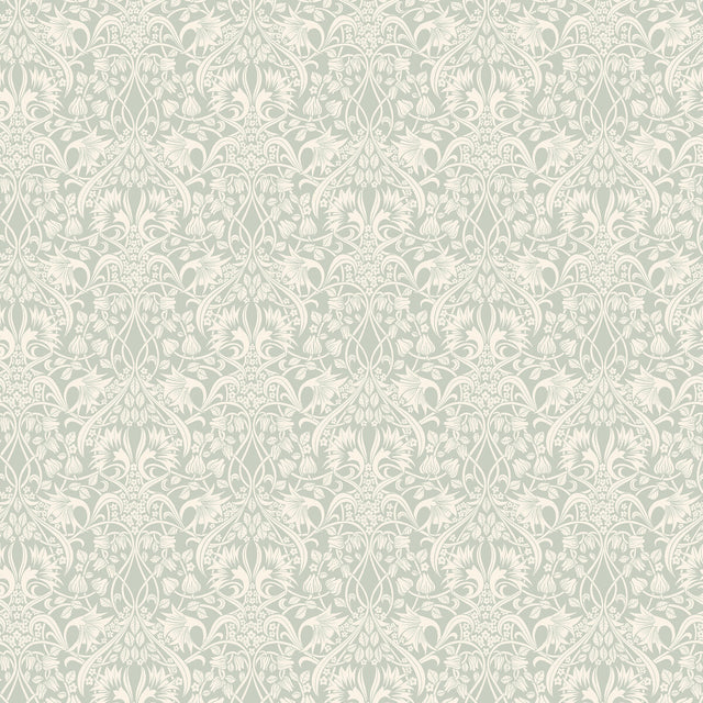 G P & J BAKER BW45102.3.0 FRITILLERIE AQUA Wallpaper - Eade's Wallpaper