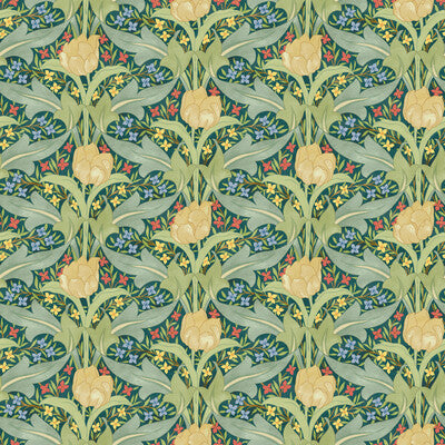 G P & J BAKER BW45104.3.0 TULIP & JASMINE EMERALD Wallpaper - Eade's Wallpaper