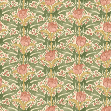 G P & J BAKER BW45104.4.0 TULIP & JASMINE BLUSH Wallpaper - Eade's Wallpaper